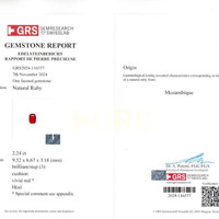 2.24 Ct. Ruby from Mozambique Scan Report