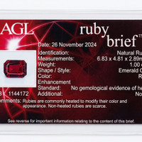 1.00 Ct. Ruby from Mozambique Scan Report
