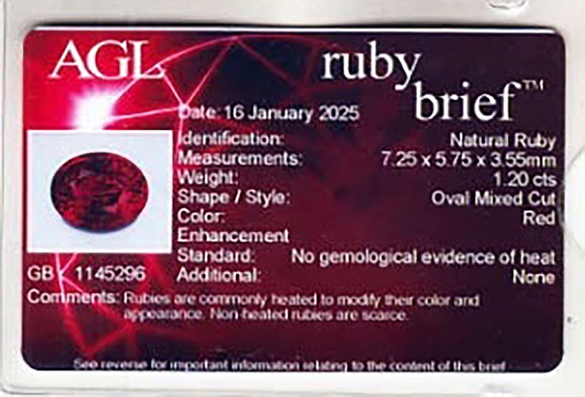 1.20 Ct. Ruby from Mozambique