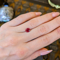 1.29 Ct. Ruby from Mozambique Life Style