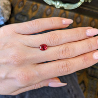 1.54 Ct. Ruby from Mozambique Life Style