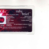 1.54 Ct. Ruby from Mozambique Scan Report