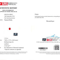 1.54 Ct. Ruby from Mozambique Scan Report