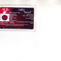 1.95 Ct. Ruby from Mozambique Scan Report