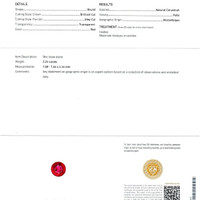 2.24 Ct. Ruby from Mozambique Scan Report