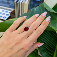 3.83 Ct. Ruby from Madagascar Life Style