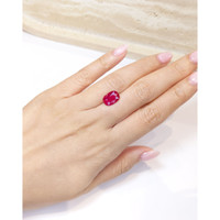 3.58 Ct. Ruby from Mozambique Life Style