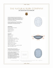 3.26 Ct. Ruby from Mozambique 3 D Scan Report