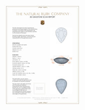 6.78 Ct. Ruby from Mozambique 3 D Scan Report