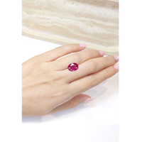 3.96 Ct. Ruby from Mozambique Life Style