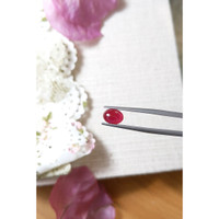 1.74 Ct. Cabochon Ruby from Mozambique Life Style