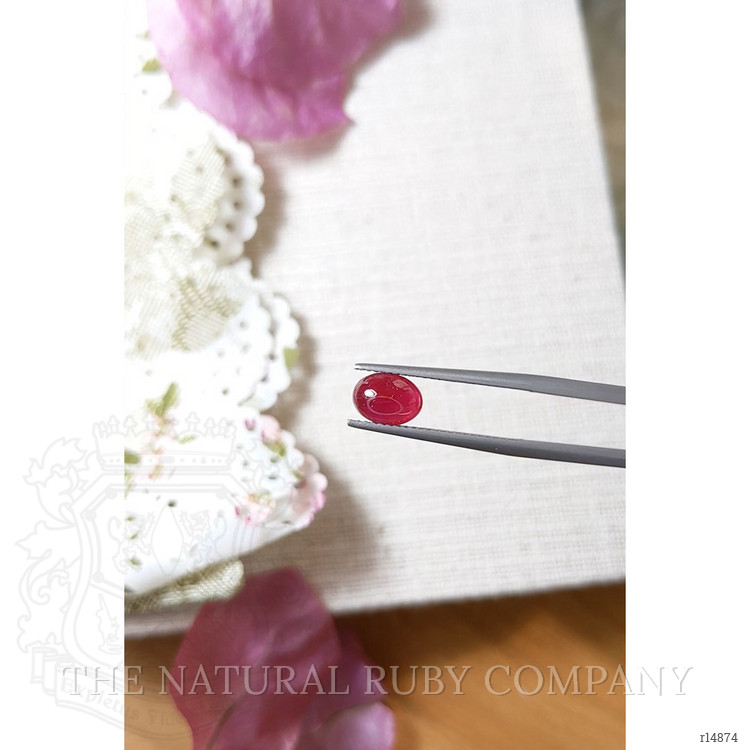 1.74 Ct. Cabochon Ruby from Mozambique