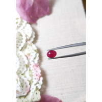 2.14 Ct. Cabochon Ruby from Mozambique Life Style