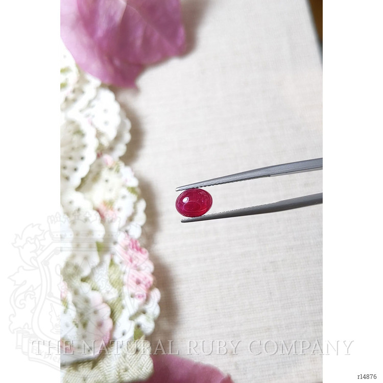 2.14 Ct. Cabochon Ruby from Mozambique