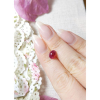 2.14 Ct. Cabochon Ruby from Mozambique Life Style