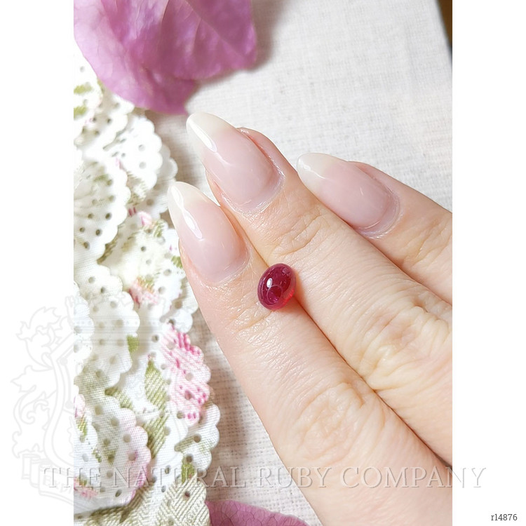 2.14 Ct. Cabochon Ruby from Mozambique
