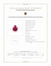 1.84 Ct. Cabochon Ruby from Mozambique Scan Report