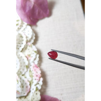 1.84 Ct. Cabochon Ruby from Mozambique Life Style