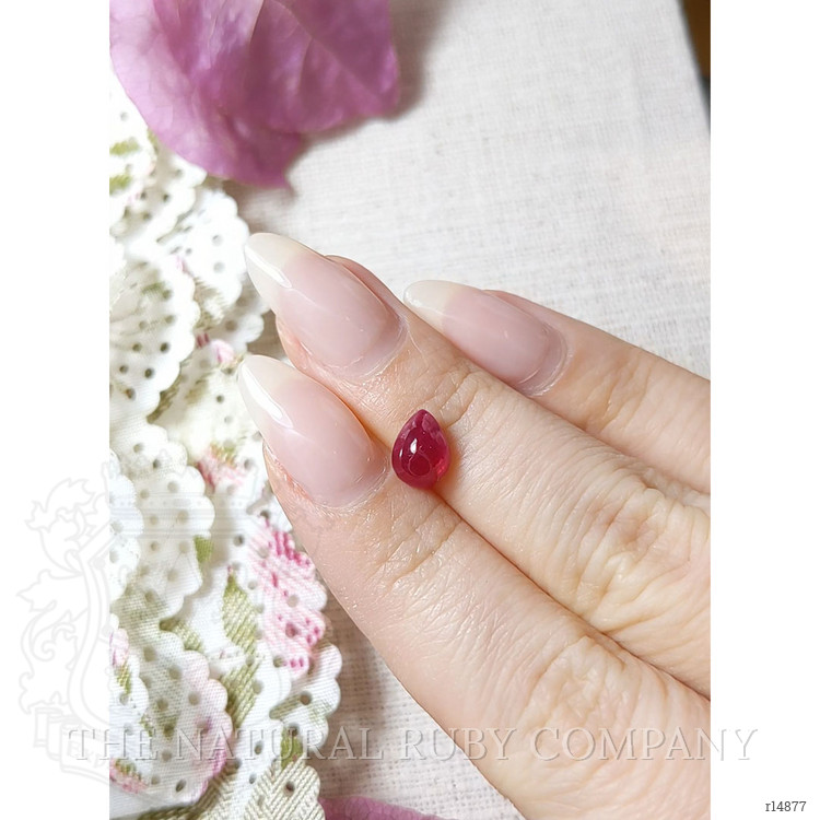 1.84 Ct. Cabochon Ruby from Mozambique