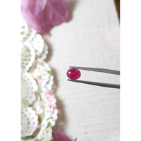 1.75 Ct. Cabochon Ruby from Mozambique Life Style