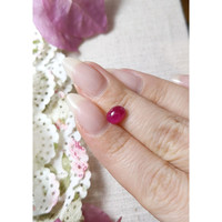 1.75 Ct. Cabochon Ruby from Mozambique Life Style