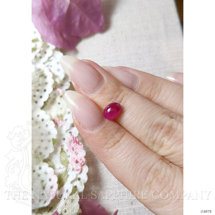 1.75 Ct. Cabochon Ruby from Mozambique