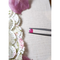 0.93 Ct. Cabochon Ruby from Mozambique Life Style