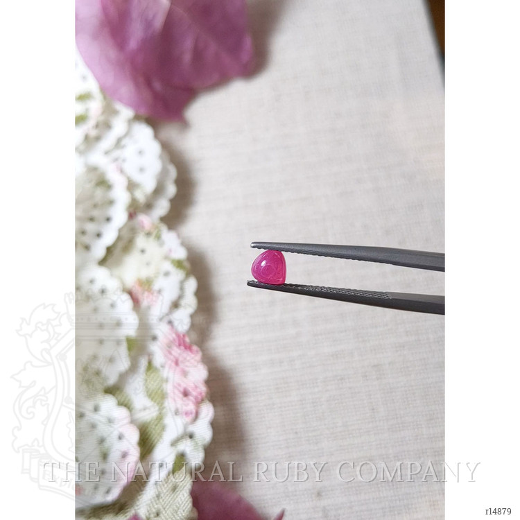 0.93 Ct. Cabochon Ruby from Mozambique