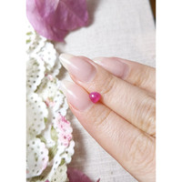 0.93 Ct. Cabochon Ruby from Mozambique Life Style