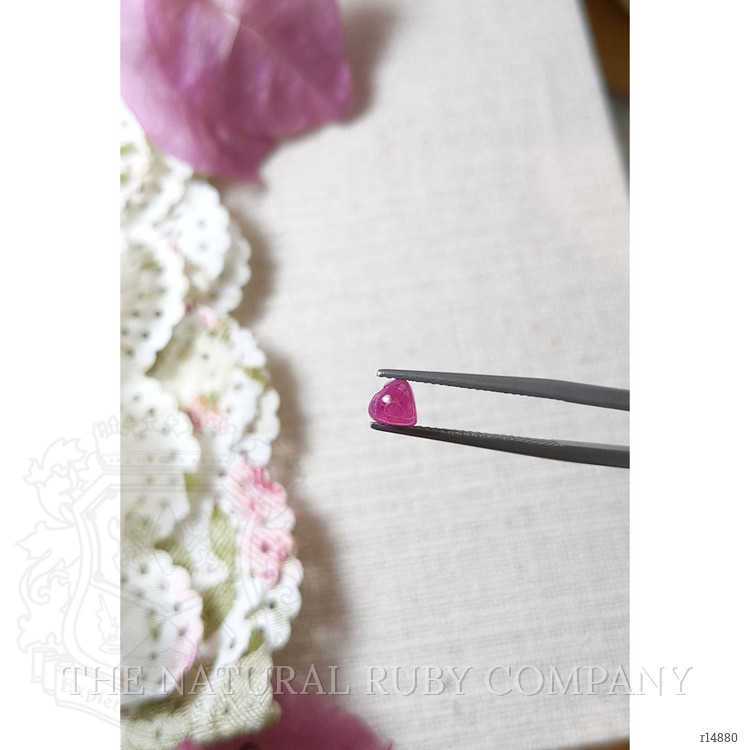 0.98 Ct. Cabochon Ruby from Mozambique