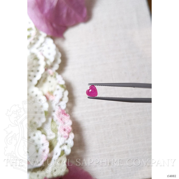 0.88 Ct. Cabochon Ruby from Mozambique