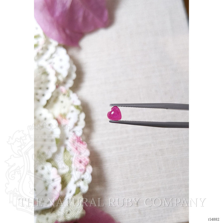 0.88 Ct. Cabochon Ruby from Mozambique