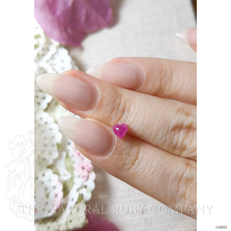 0.88 Ct. Cabochon Ruby from Mozambique