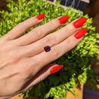 2.02 Ct. Purplish Red Ruby from Madagascar Life Style