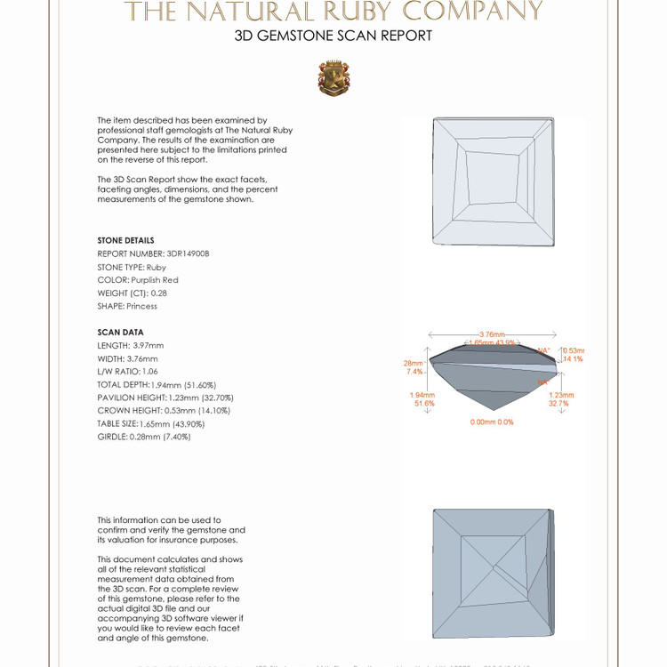 0.28 Ct. Ruby from Madagascar