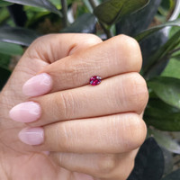 0.45 Ct. Ruby from Madagascar Life Style