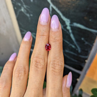 1.42 Ct. Ruby from Mozambique Life Style