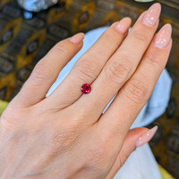 0.69 Ct. Ruby from Mozambique Life Style