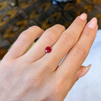 0.64 Ct. Ruby from Mozambique Life Style
