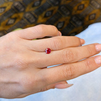 0.64 Ct. Ruby from Mozambique Life Style