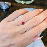 0.60 Ct. Ruby from Mozambique Life Style