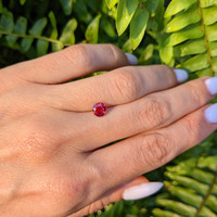 0.72 Ct. Ruby from Mozambique Life Style