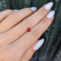 0.68 Ct. Ruby from Mozambique Life Style