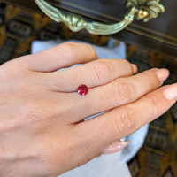 0.61 Ct. Ruby from Mozambique Life Style