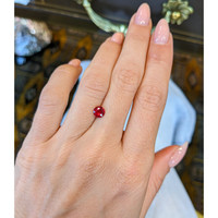 0.61 Ct. Ruby from Mozambique Life Style