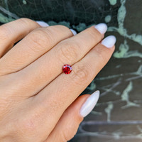 0.69 Ct. Ruby from Mozambique Life Style