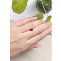 0.94 Ct. Ruby from Burma (Myanmar) Life Style
