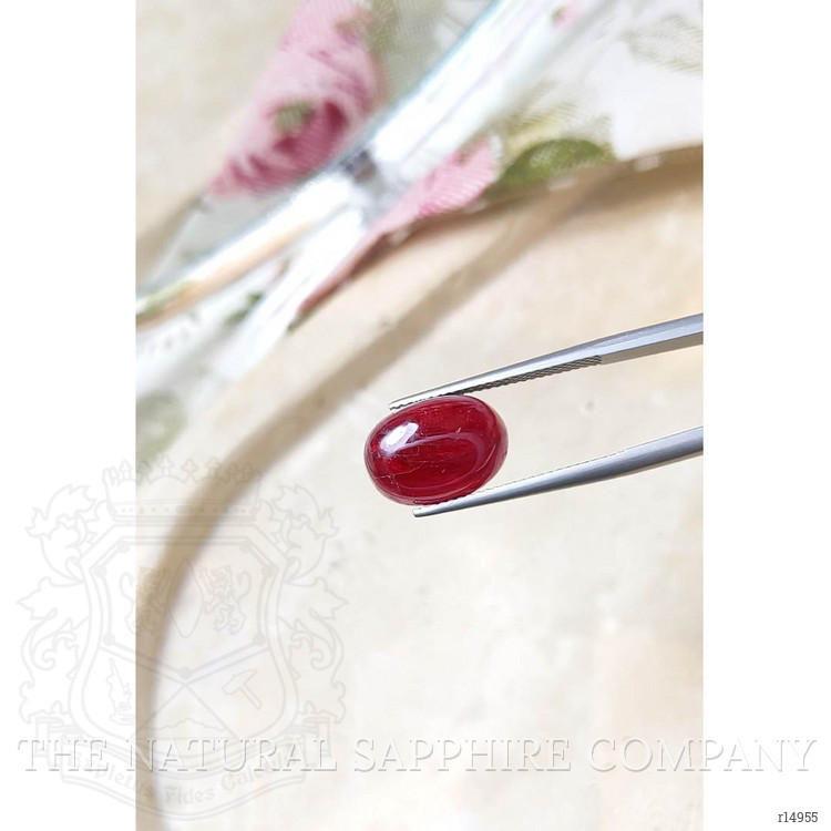9.37 Ct. Cabochon Ruby from Mozambique