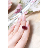 9.37 Ct. Cabochon Ruby from Mozambique Life Style