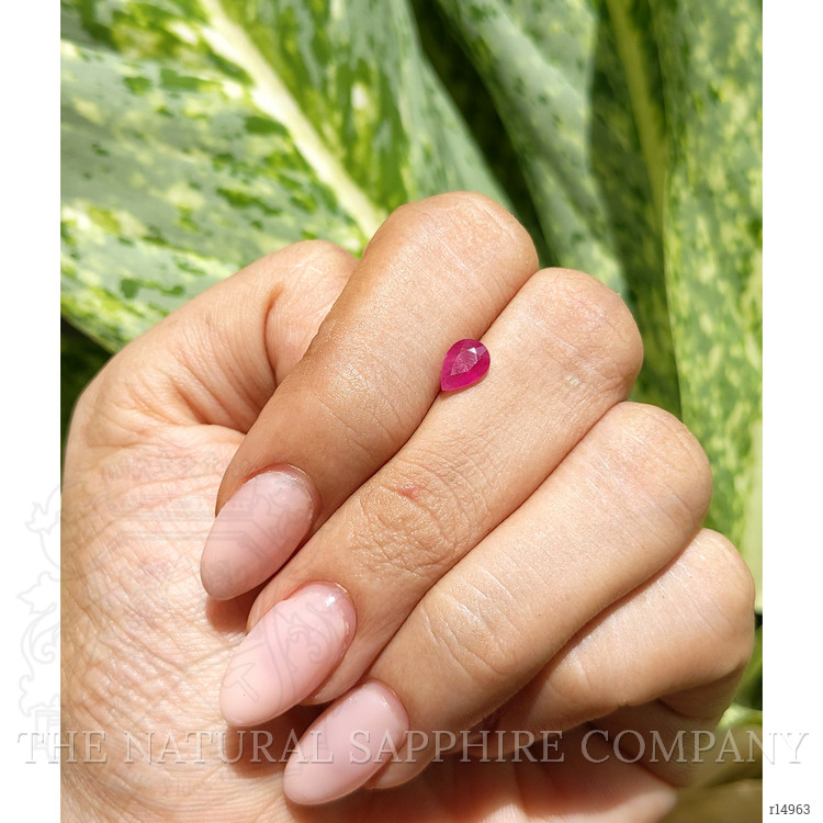 0.74 Ct. Ruby from Ceylon (Sri Lanka)